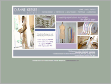 Tablet Screenshot of diannekeeseedesigns.com